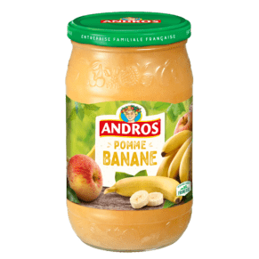 Compotes Andros Pomme banane - 750g