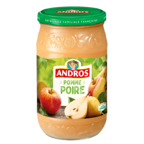 Compotes Andros Pomme Poire - 750g
