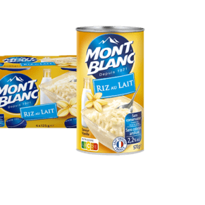 Dessert Riz au Lait Mont Blanc – 4x125g