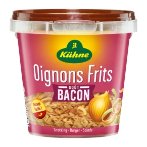 Oignons frits Goût Bacon Kühne – 100g