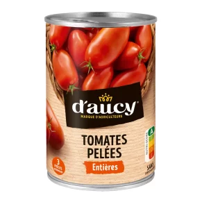 D'Aucy Tomates Pelées - 476g